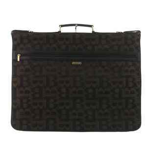 Burberry Dark Brown and Black Travel Bag